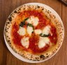 A puffy-crusted pizza from SPQR.