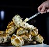 We tasted some of Canberra's hot cross buns. It's a tough job, but somebody's gotta do it.