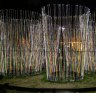 Bruce Munro's new Tropical Light exhibition, Telegraph Rose installation.