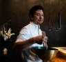 "We make the food in front of the customer, so what they see is like a tempura show," says Haco head chef Kensuke Yada.