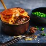 Beef pie recipe: Beef chuck and pea pies