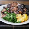 Greek roast lamb.