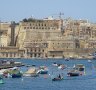 Valletta's old town and fortifications from the harbour.