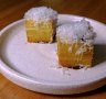 Pommes anna with black garlic vinegar and parmesan.