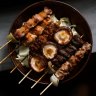 Go-to dish: The Chaco six – assorted skewers of chicken crackling, thigh and heart, shiitake, pork belly and lamb shoulder.