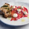 Campari-cured salmon.