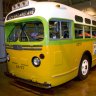 Step aboard: The bus where Rosa Parks famously refused to give up her seat.