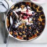 Danielle Alvarez's blueberry spoon cake.