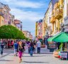 The main boulevard in the centre of Plovdiv.