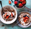 Rachel Khoo's coconut milk chocolate rice pudding.