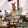 Carriageworks' Christmas farmers' market. 