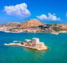 The old town of Nafplion in Greece.