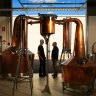 Chris Pratt and Scott Wilson-Browne in their Ballarat distillery, Kilderkin.