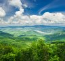 The Dobogoko region is in northern Hungary near a bend of the Danube River.