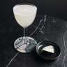 Go-to drink: Haymarket cocktail served with a sherbet-coated kaffir lime leaf.