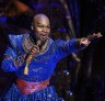 All aboard Aladdin's magic carpet for a show-stopping look behind the musical