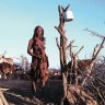 The Himba are so pastoral, they don't know their ages or how many they number and scratch out a resourceful existence in a cruelly beautiful pastel landscape of sand, rock and sky. 