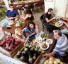 Dining out in Jerusalem.