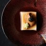 Edamame tofu with wasabi, beluga caviar and uni.