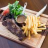 Steak comes from a nearby paddock.