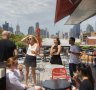 Join the Italian rooftop party at Johnny's