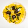 Chifley's Bar and Grill at Hotel Kurrajong. The asparagus risotto with truffle is a bright flavourful dish. Photo: Dion Georgopoulos