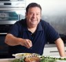 Don't be afraid of salt: Chef Peter Gilmore cooking at his home in Sydney.