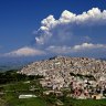 Hot picks: Gangi, Sicily, with Mount Etna erupting in the background.