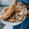 Fish and chips at Sodafish.
