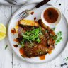 Adam Liaw's pan-fried John Dory with paprika butter.