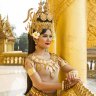 A traditional Cambodian Apsara dancer. 