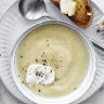 Cauliflower and yoghurt soup.