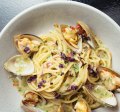 Go-to dish: Spaghetti with clams.