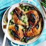Neil Perry's chicken marylands with olives and sage.