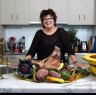 Alla Wolf-Tasker photographed at home in her kitchen in Daylesford.