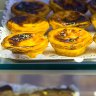 Famous Portugese custard tarts from Confeitaria Nacional, Lisbon's oldest pastry shop. 