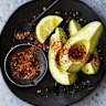 Avocado with DIY shichimi seasoning.