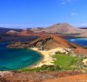 The view from Bartolome Island.
