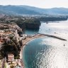 Panoramic: The Sorrento coast, Italy.