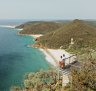 The short Tomaree Head Summit Walk is a great way to take in views of Port Stephens.