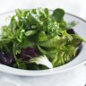 Neil Perry's likes his salad leaves 'smashingly fresh'.