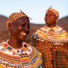 The Samburu and Maasai are closely linked, and both are famous for their highly decorative and colourful attire.