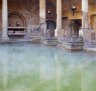 The city of Bath in England rewards visitors on a number of levels, including with its Roman Baths.