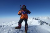 Rick Agnew has climbed the tallest mountain on each continent, including Mt Vinson in December.
