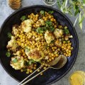 Kylie Kwong's spiced fried cauliflower and chickpeas.