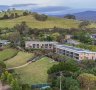 The resort has expansive lawns, an indoor pool and gym, a tennis court and a giant outdoor chess board, but the award-winning wine at the cellar door holds the greatest appeal for most.