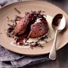 Fondant pudding with an oozing chocolate centre.