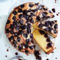 Jill Dupleix's sour cherry and almond cake.