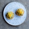 Whitebait, egg and butter. 
