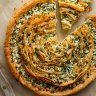 Yotam Ottolenghi's feta and herb filo tart.